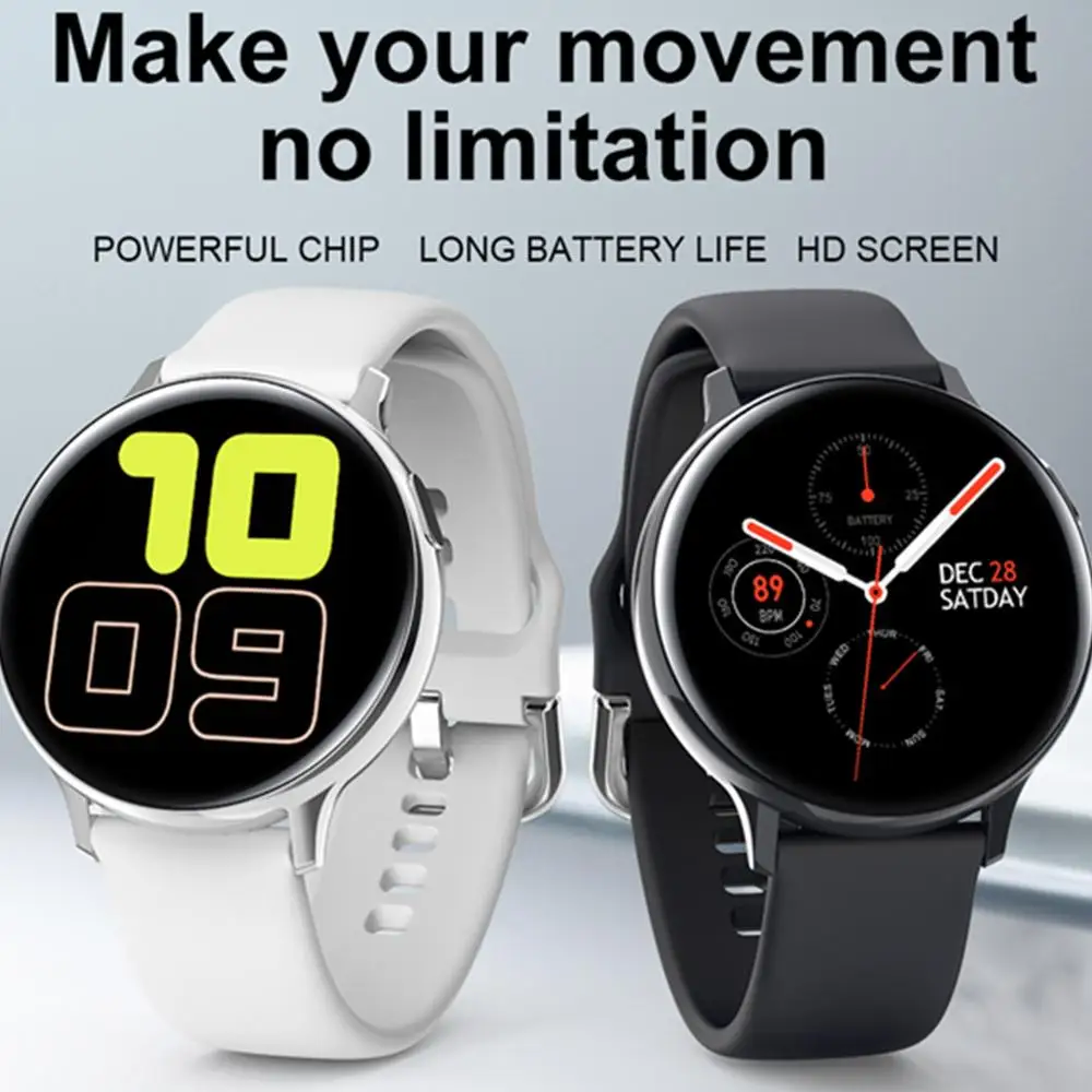 

New S20 1.4 Inch Full Touch Screen ECG Smart Watch Men IP68 Waterproof Sport SmartWatch 7 Days Standby For Android IOS Phone