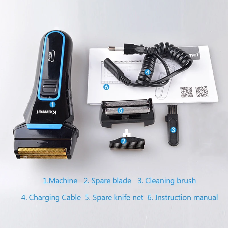 Горячая продажа электрическая бритва перезаряжаемый триммер для бороды