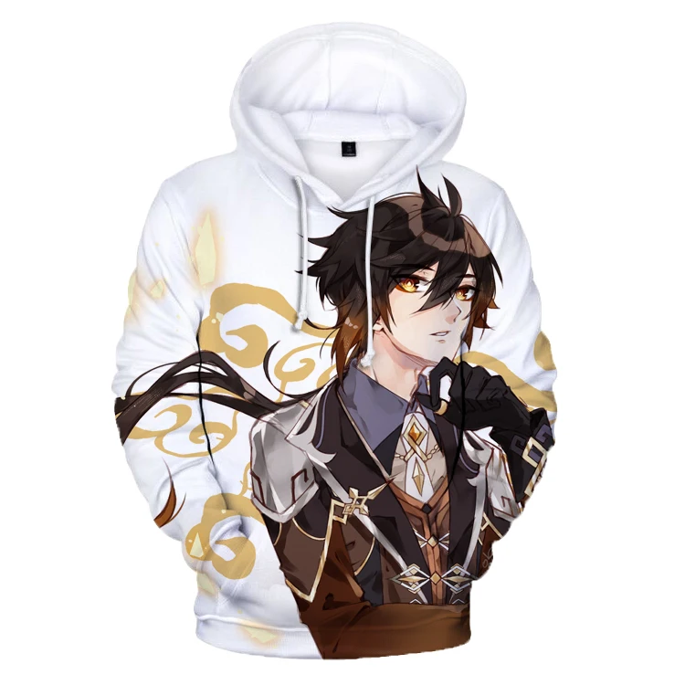 

3D Genshin Impact Print Hoodies Men Women's Hoodies Plus Size Hooded Genshin Impact Sweatshirt Harajuku Comfortable Clothing