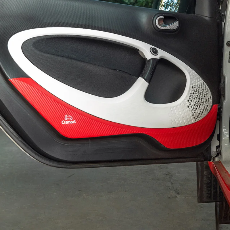 Защитная Наклейка для автомобильной двери декоративные аксессуары Mercedes Smart fortwo