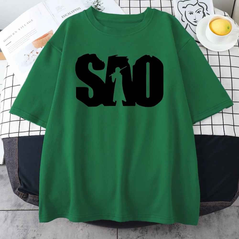 Женские летние футболки с принтом аниме Сан 2021 дышащая свободная одежда модная