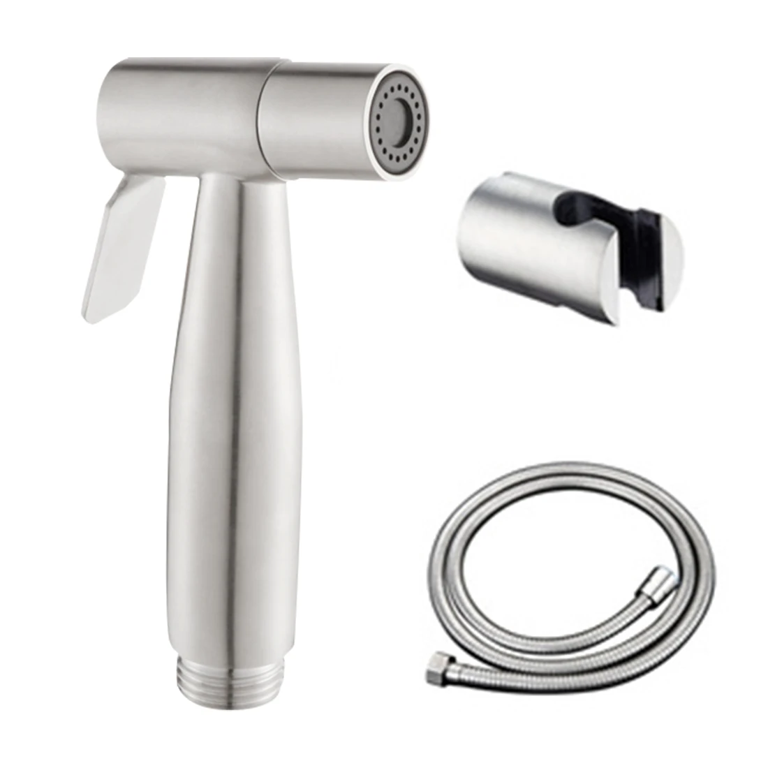

Bathroom Handheld Toilet Bidet Faucet Sprayer Hand Bidet Spraye Set Stainless Steel Toilet Self Cleaning Shower Head Water Save