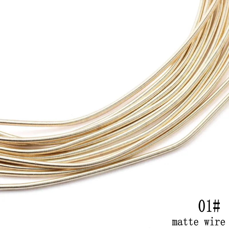 matte wire-01 10 г/лот аксессуары для ювелирных изделий вышивка значок коврик, жесткая старая работа вышивка, французский слиток проволока, медная проволока, ручной работы аксессуары - Цвет: matte wire-01