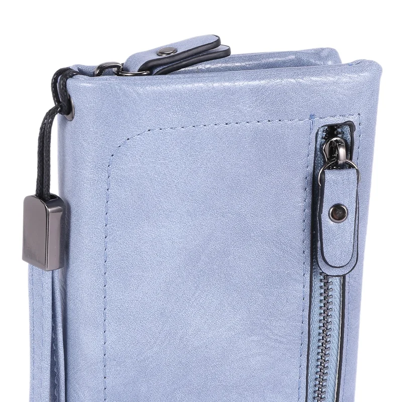 

Women Wallet Long Large Capacity Zipper Solid Women Phone Money Case Bag Coin Purse Card Ladies Clutch