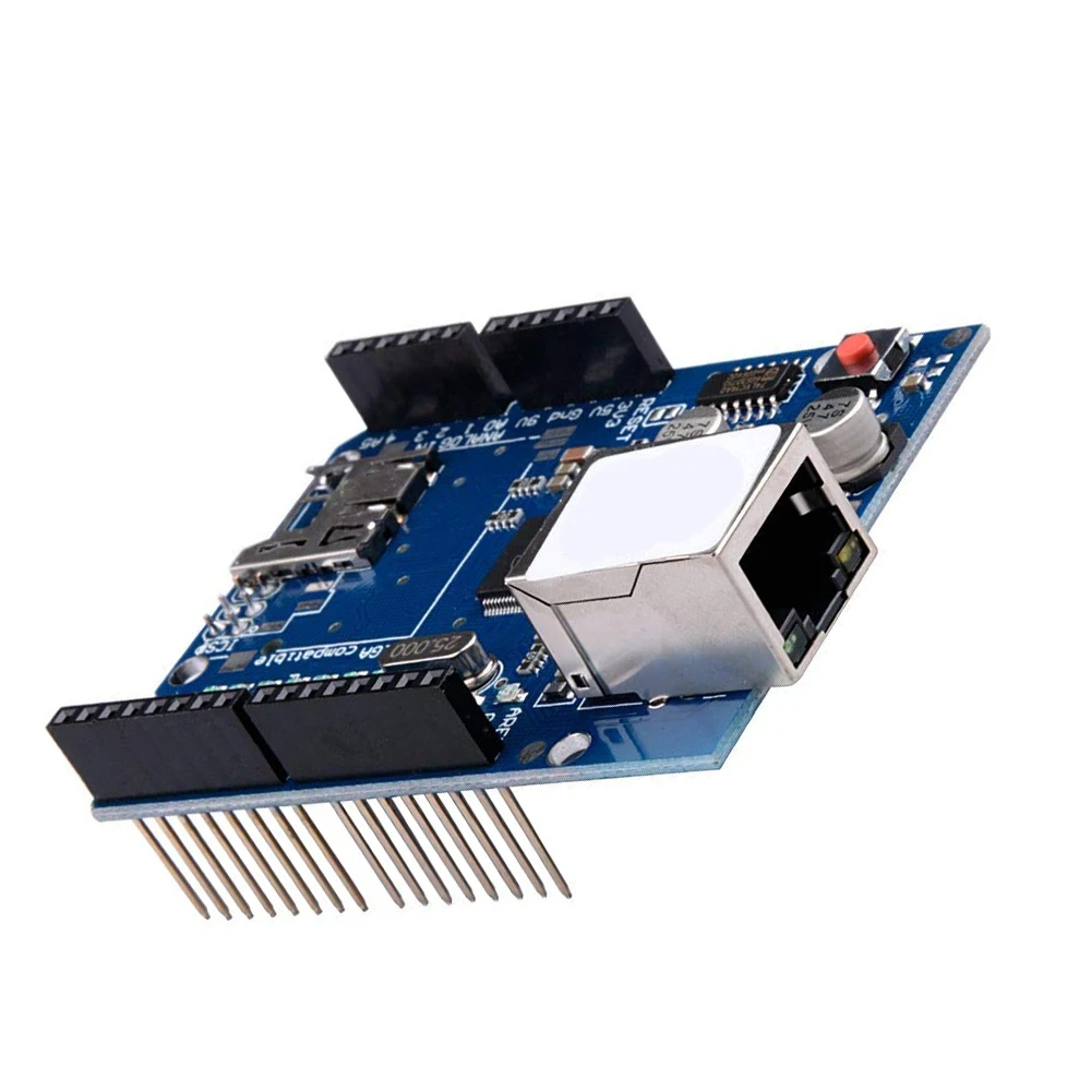 Макетная плата W5100 Ethernet Shield R3 для UNO Mega 2560 1280 328 UNR с слот карты Micro SD Arduino |