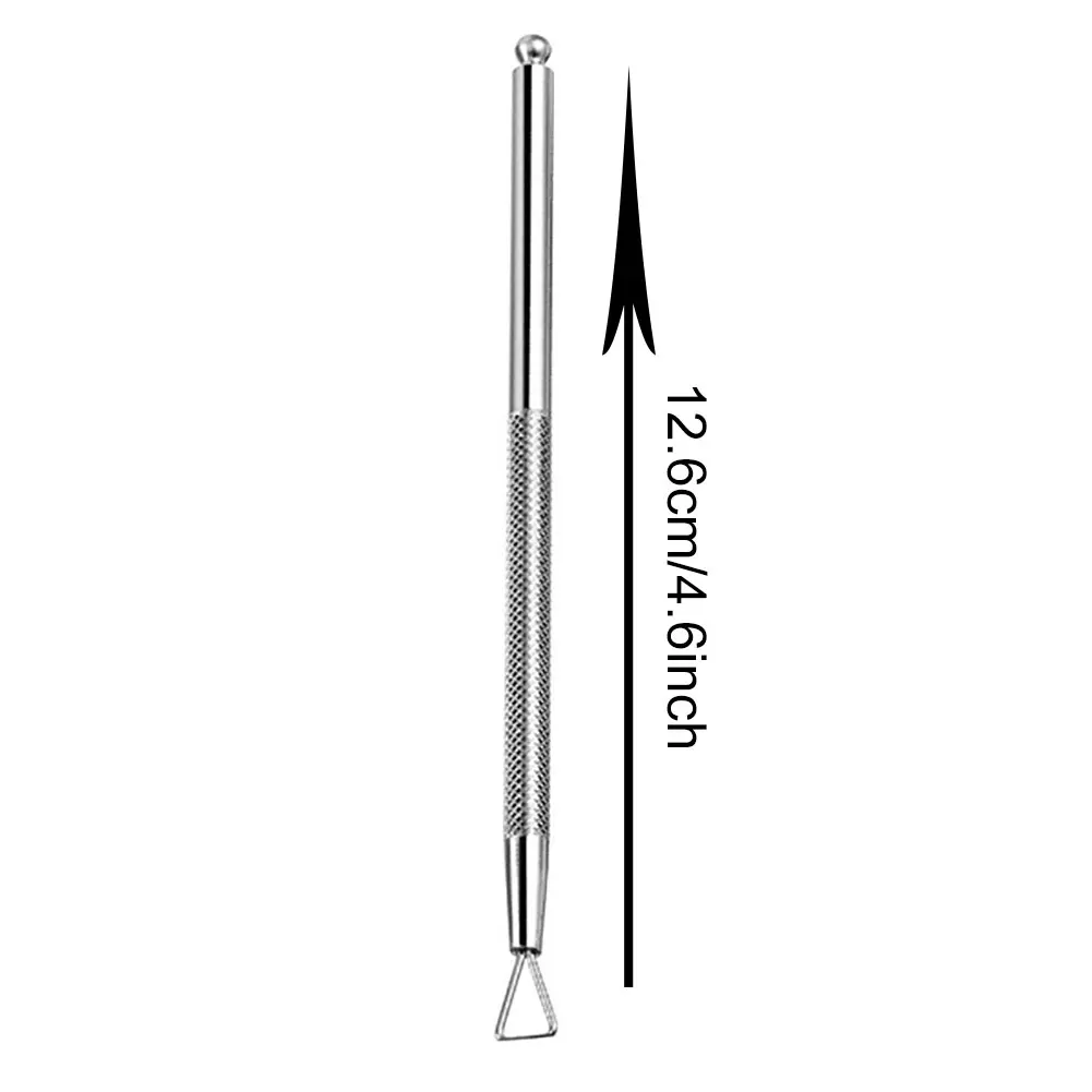 

Stainless Steel Nail Art Stick Rod UV Gel Polish Remover Rod Pusher Cleaner Manicure Tool for Removing Gel Varnish Accessories