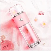 Curge Стекло Чай Кубок кружки с крышкой Чай Infuser стеклянный, с двойными стенками чашка для Кофе бутылка-термос для стакан для воды Стекло бутылка для воды