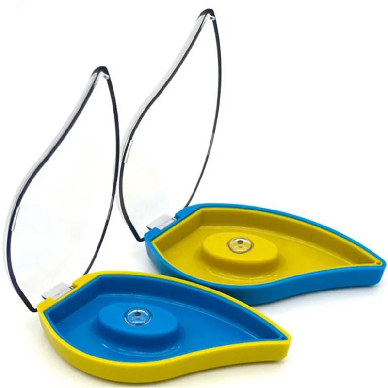 1 шт. желтый синий макияж симпатичное манго форма накладные ресницы держатель