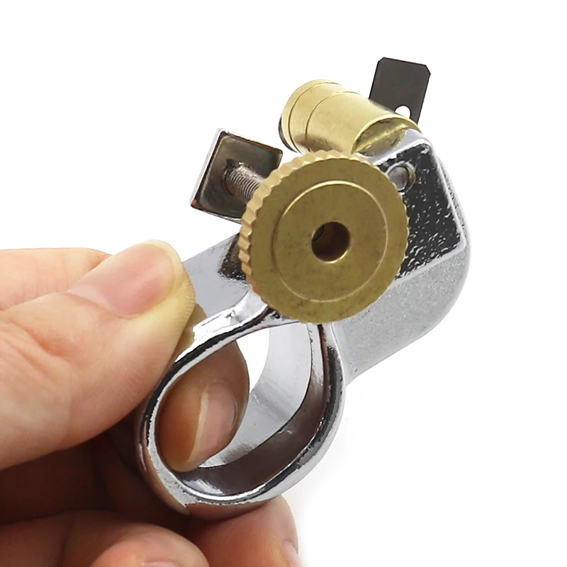 Leather Strap String Belt Cutter Ring Shape Hand Cutting Leathercraft Tools Set DIY Metal | Дом и сад