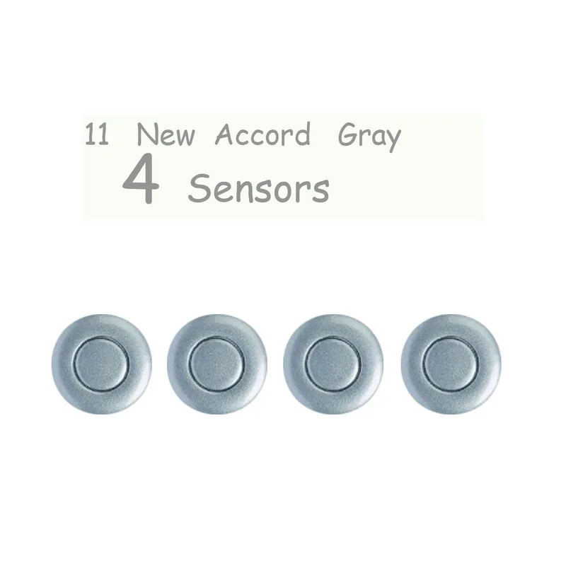 

Car Parking Sensor Kit 4PCS / Lot Buzzer No Drill Hole Saw Reverse Radar Sound Alert Indicator System 22mm 8 Colors