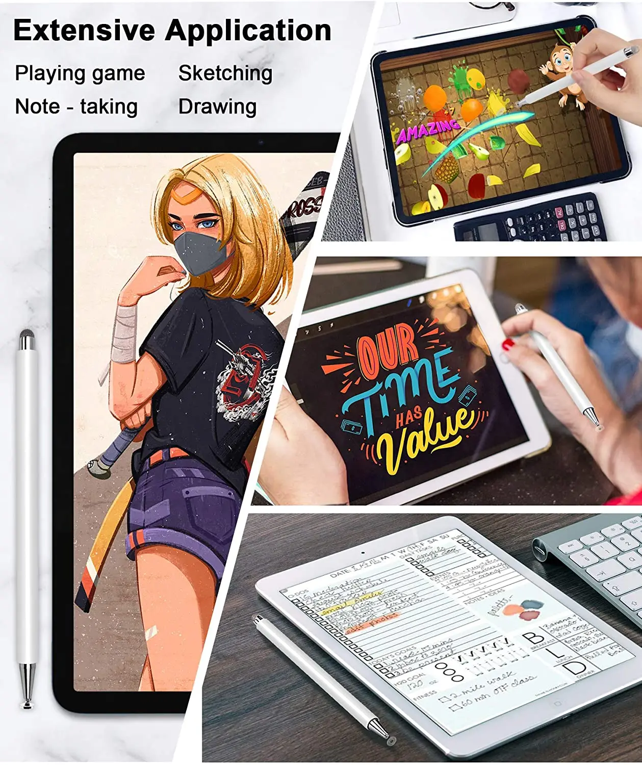 Стилус для сенсорного экрана Samsung Galaxy Tab A7 10 4 дюймов 2020 SM-T500 T505 T507 S6 Lite ''P610 P615