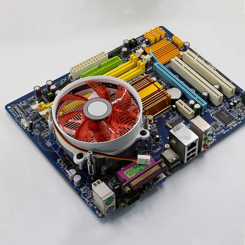 Компьютер Процессор воздушного охлаждения вентилятор довольно кулер для AMD Intel