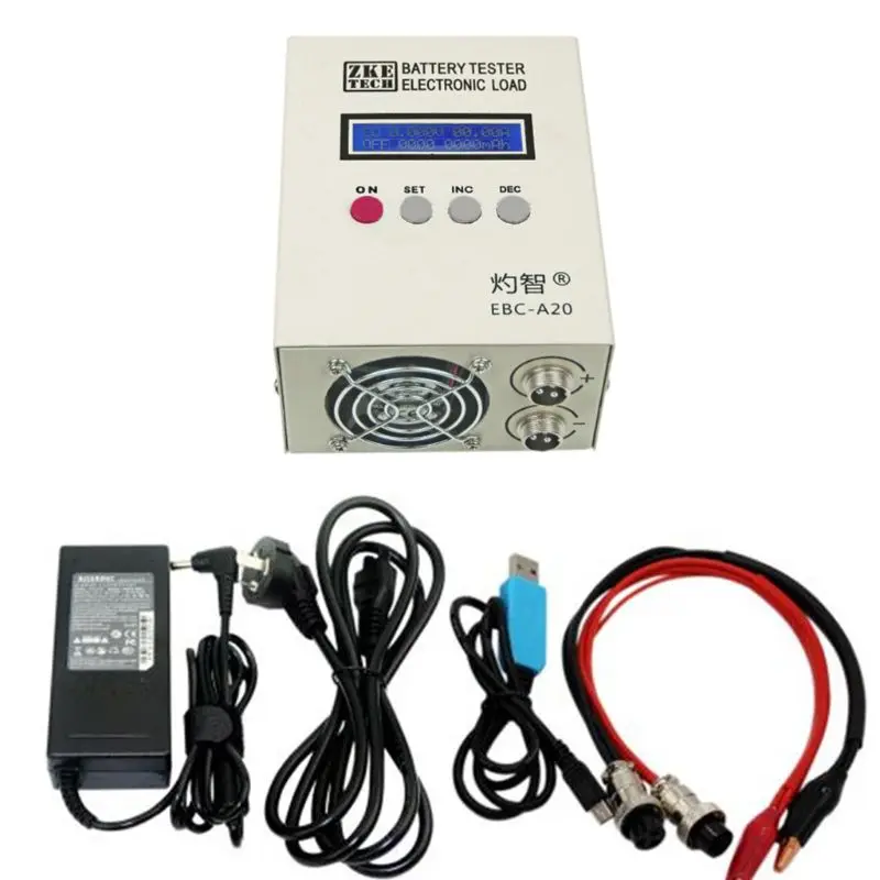 EBC-A20 Battery Tester 5A Charge 20A Discharge Support PC Software Control E5BB Hot