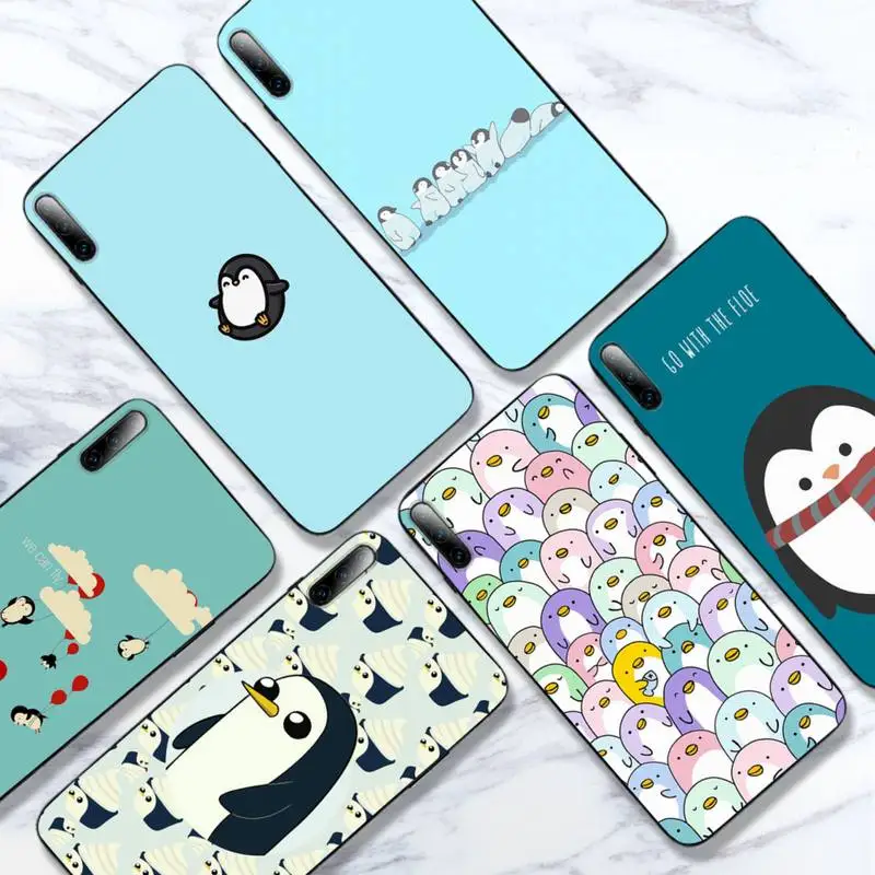 

Cartoon Penguins Phone Case for Huawei nova 3i E 4 5i 5Z 6-5G 7 Pro Se Y5 Y6 Y7 Y8 Y9 Prime Cover Fundas Coque