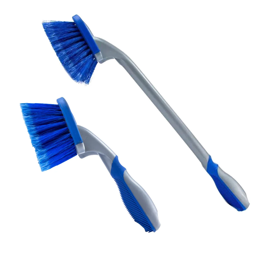 

2pcs Auto Wheel and Tire Washing Brushes Professional Car Cleaning Tools