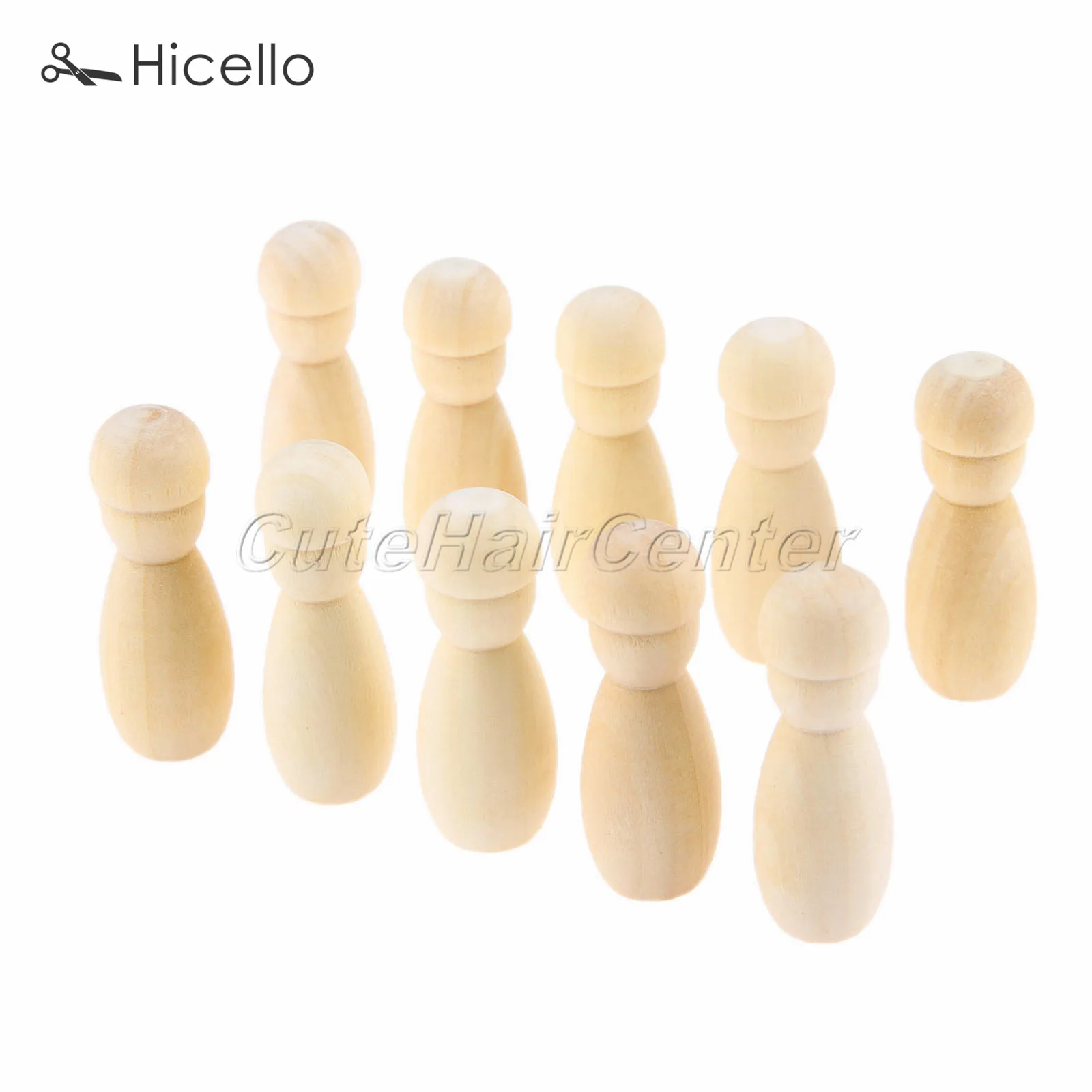 10 шт. деревянные фигурки Монтессори 15 х42 мм|Поделки из дерева| |