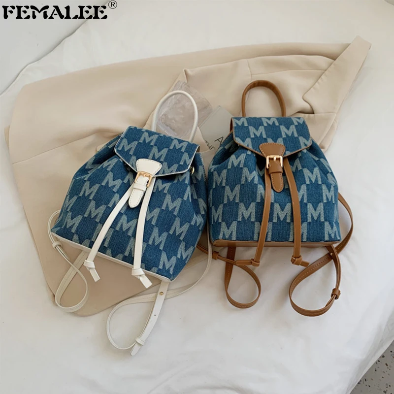 

Сумка-тоут женская в британском стиле, Модный шикарный рюкзак контрастных цветов, портфель на плечо с ведром, 2021