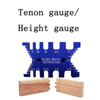 metric english tenon caliper height measuring ruler engraving machine table saw inverted measuring tool diy