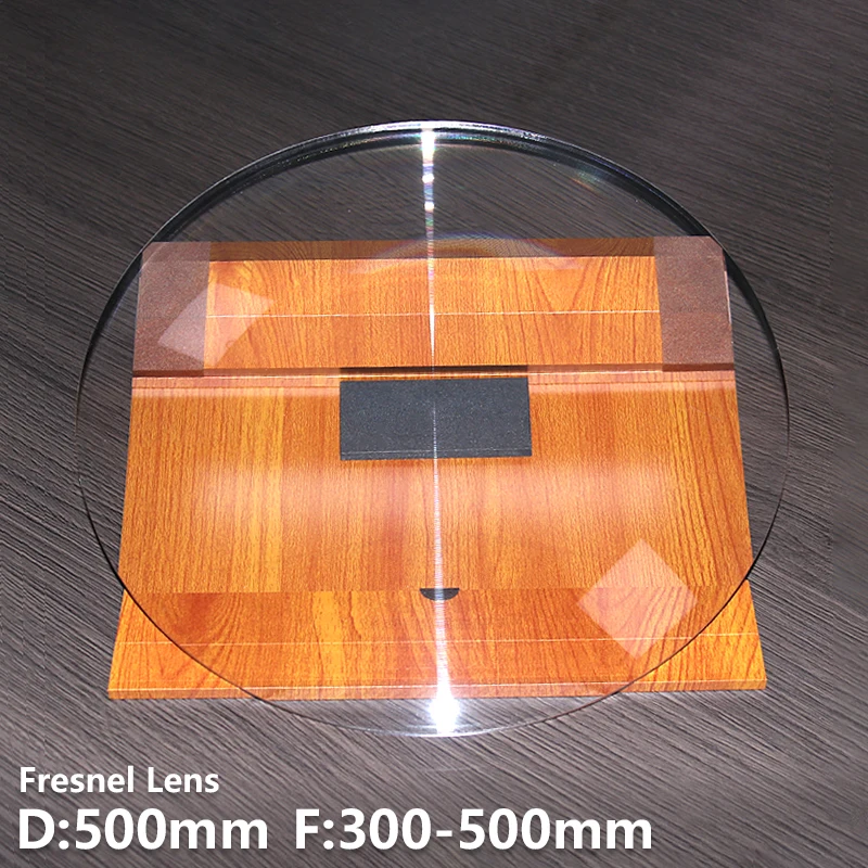 

Fresnel lens D500mm focal Solar energy Magnifier led lenses Spotlight High temperature Projection DIY electricity generation