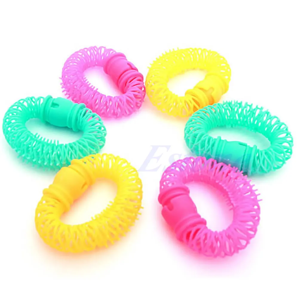 

6Pcs Hairdress Magic Bendy Hair Styling Roller Curler Spiral Curls DIY Tool A0NC