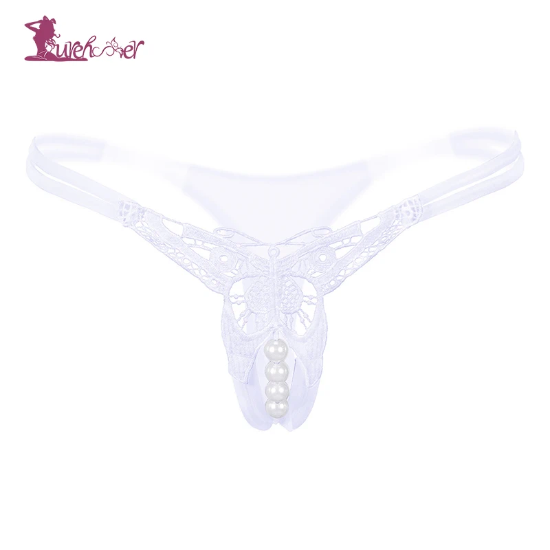 YS91010-White Lurehooker, женские стринги, трусы, трусики, стринги, сексуальное нижнее белье, сексуальные, эротические, открытая промежность, трусики, Прозрачное нижнее белье, с вырезами - Цвет: YS91010-White
