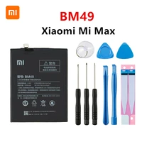 xiao mi 100 orginal bm49 4760mah battery for xiaomi mi max bm49 high quality phone replacement batteries tools