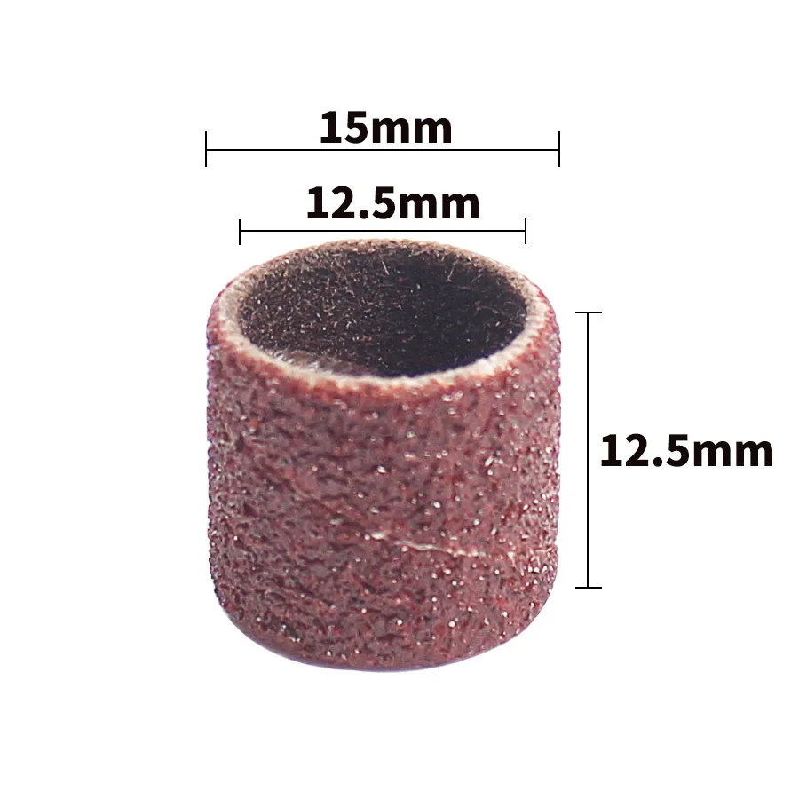 

102PCS 1/2 3/8 1/2 Drum Sanding Kit Grinding head Grinding wheel Grinding ring Grinding machine uses sanding ring