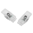 Для автомобиля PEUGEOT, светодиодный дверной светильник с логотипом, лазерное украшение, теневой проектор, светильник для 407 408 508 RCZ 1007 3008