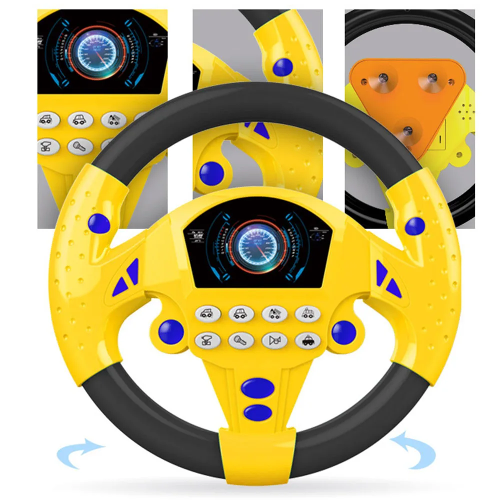 Electric Musical Instruments Baby Steering Wheel Development Educational Toys For Children Birthday Gift 20.5*19.7*6 cm |