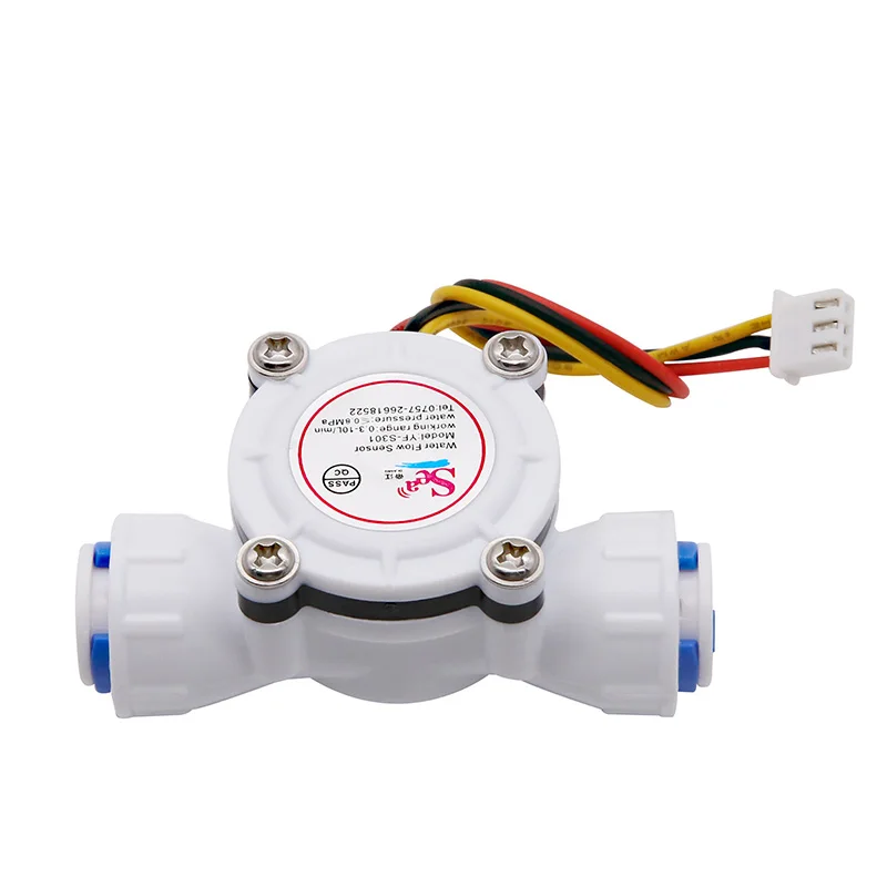 Датчик расхода воды DN8 ND10 0 3 10l/minPE измеритель для труб 6l/MIN расходомер G1/4 дюйма G3/8