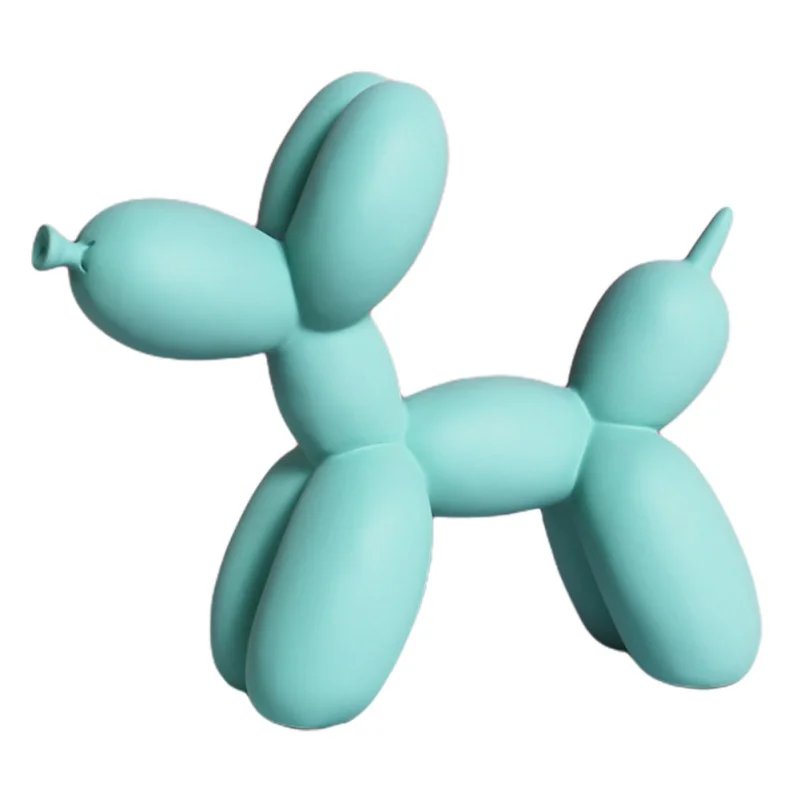 

Nordic Style Resin Balloon Dog Desk Exquisite Craftsmanship Small Ornaments Mini Puppy High-End Home Decorations Multiple Colors