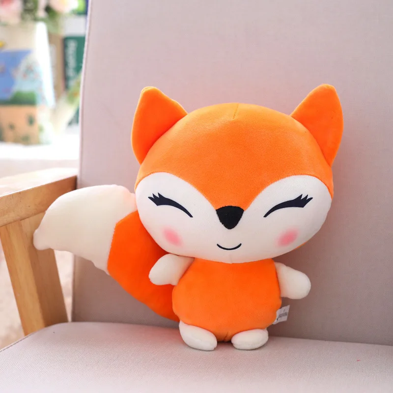 23 см Kawaii куклы Лиса плюшевые мягкие животные игрушки для девочек детские