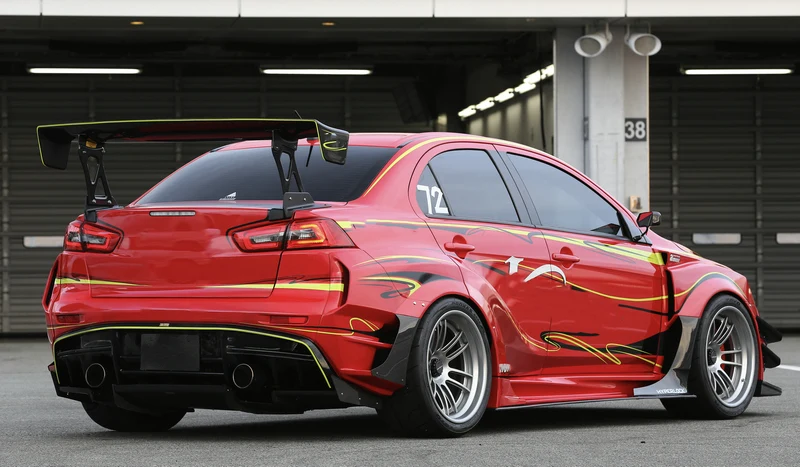 Для Mitsubishi EVO 10 VRSV2 широкий стиль стекловолокна передняя губа FRP стекловолокно