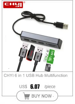 CHYI мульти OTG Micro USB концентратор USB 2,0 usb-адаптер, кабель 2,0 хост передачи данных OTG сплиттер для смартфона компьютера