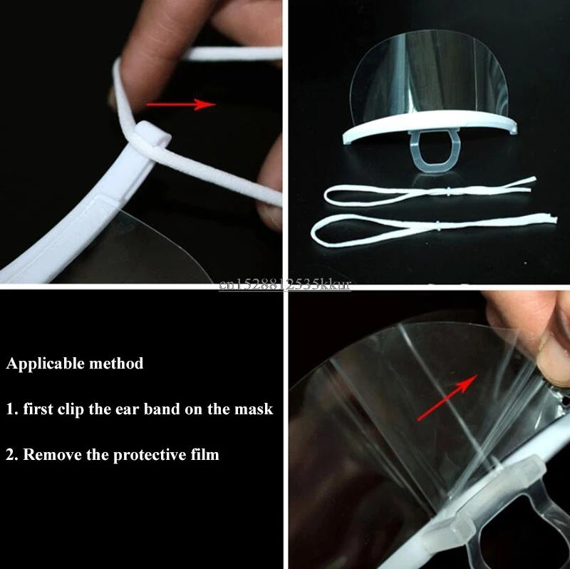 Противотуманная прозрачная маска пластиковые Кухонные маски для ресторана с