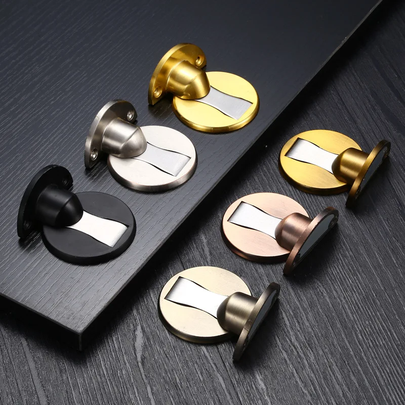 

Invisible punching-free suction 304 stainless steel anti-collision door, door touching suction, kick prevention wooden door