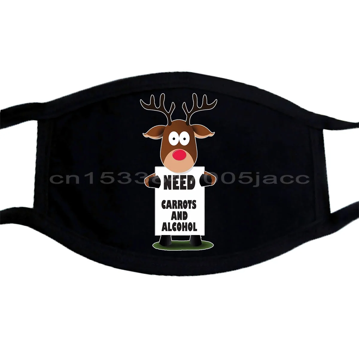 Забавная мужская маска RUDOLPH в виде моркови и спирта подарок шутка Рождество Санта