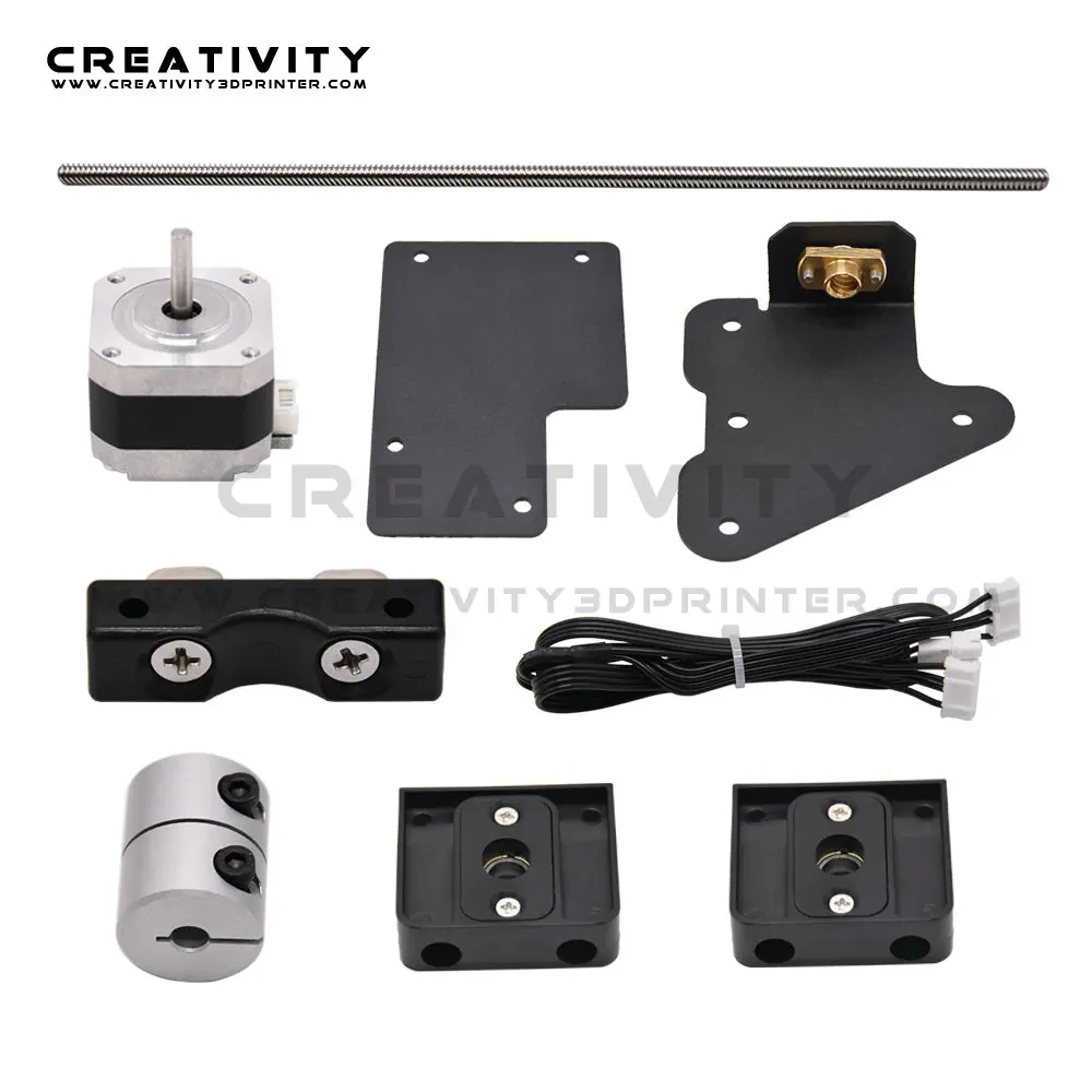 dual z axis ender 3 upgrade kit with lead screw stepper motor for creality ender 3 ender 3 pro ender 3 v2 3d printer parts free global shipping
