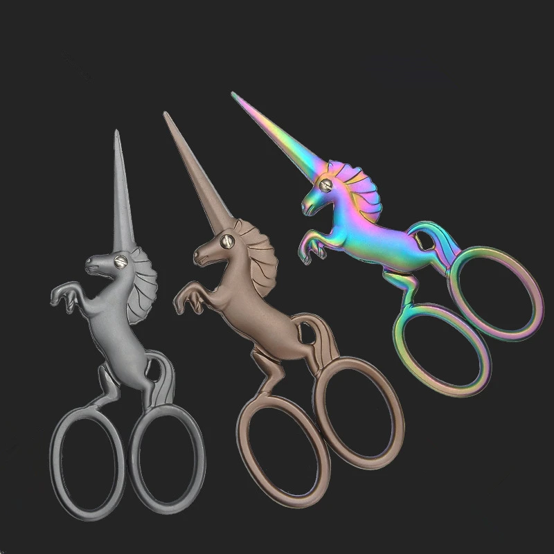 11.5cm Vintage harness scissors cross-stitch fine sewing tailor shears cloth embroidery art DIY tools | Дом и сад