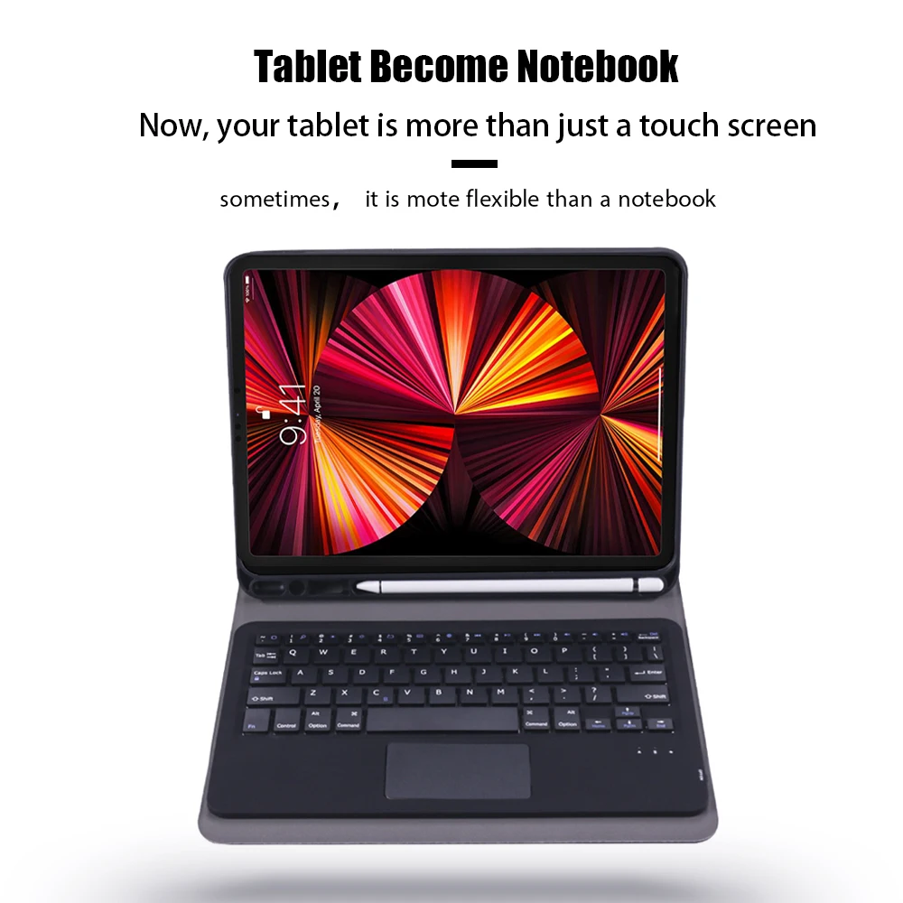 detachable wireless bluetooth touchpad keyboard case for apple ipad mini 4 mini 5 7 9 2015 2019 tablet tpu cover accessories free global shipping