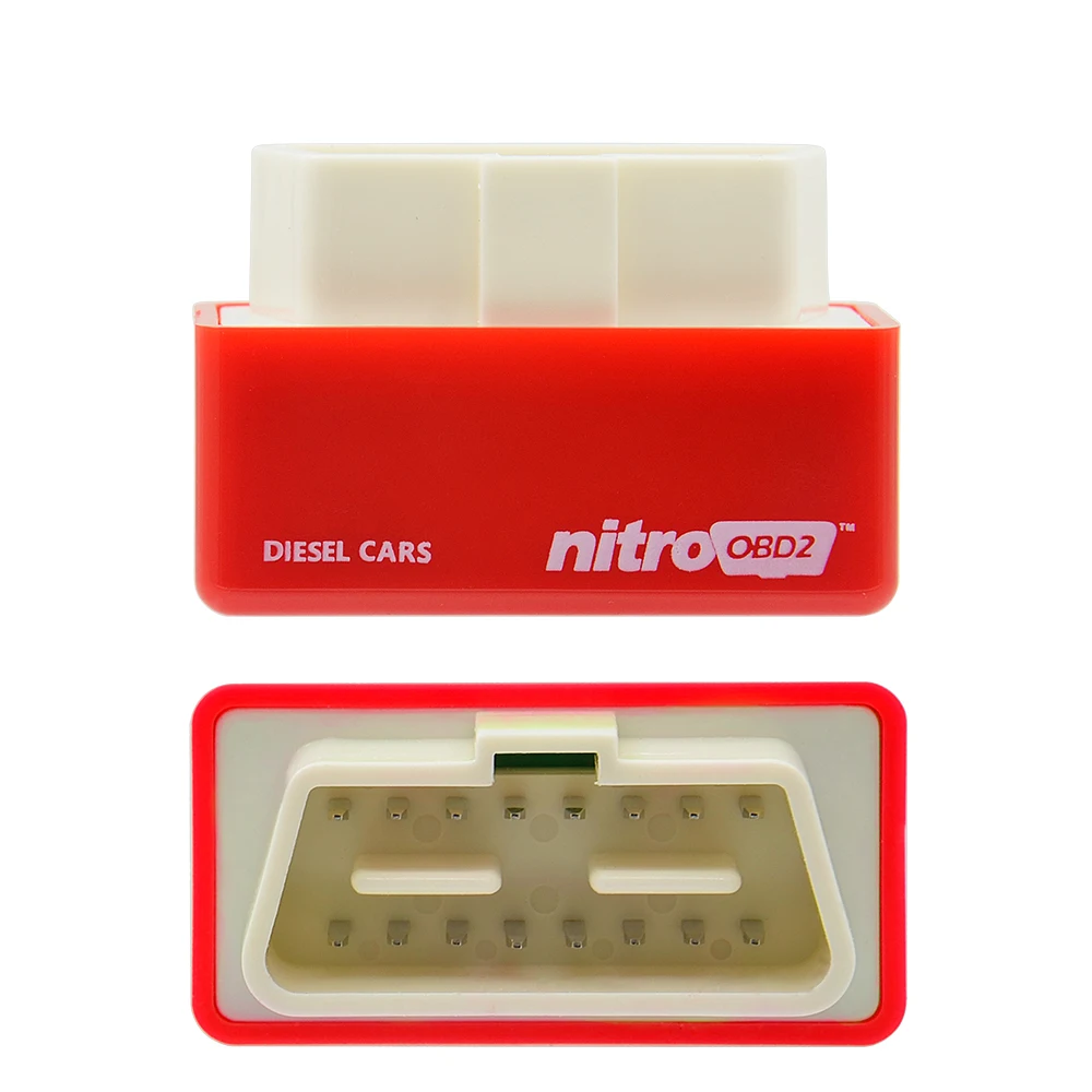 Новинка адаптер Nitro OBD2 EcoOBD2 15% для тюнинга чипа ECU штекер и драйвер Eco бензинового