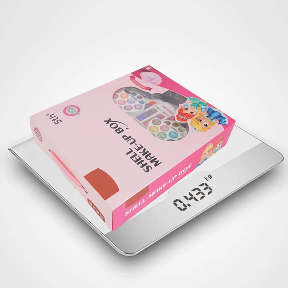 

Shell Makeup Box Children's Makeup Set With Safe Non-toxic Makeup Toy Girl Princess Dress Up Play House Educational Pretend Toy