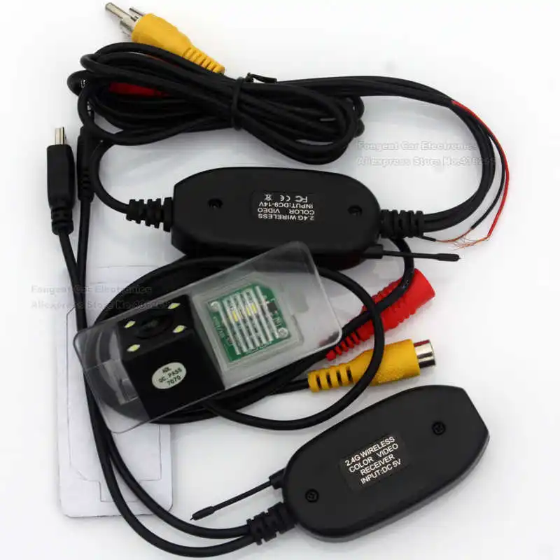 Зеркало заднего вида для парковки Обратный беспроводной монитор камеры BMW E38 E39 E46