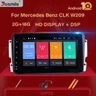 2 din Android 10 автомобильный DVD-плеер GPS для Mercedes Benz CLK W209 W203 W463 W208 мультимедийная головка UnitRadio стерео аудио навигация