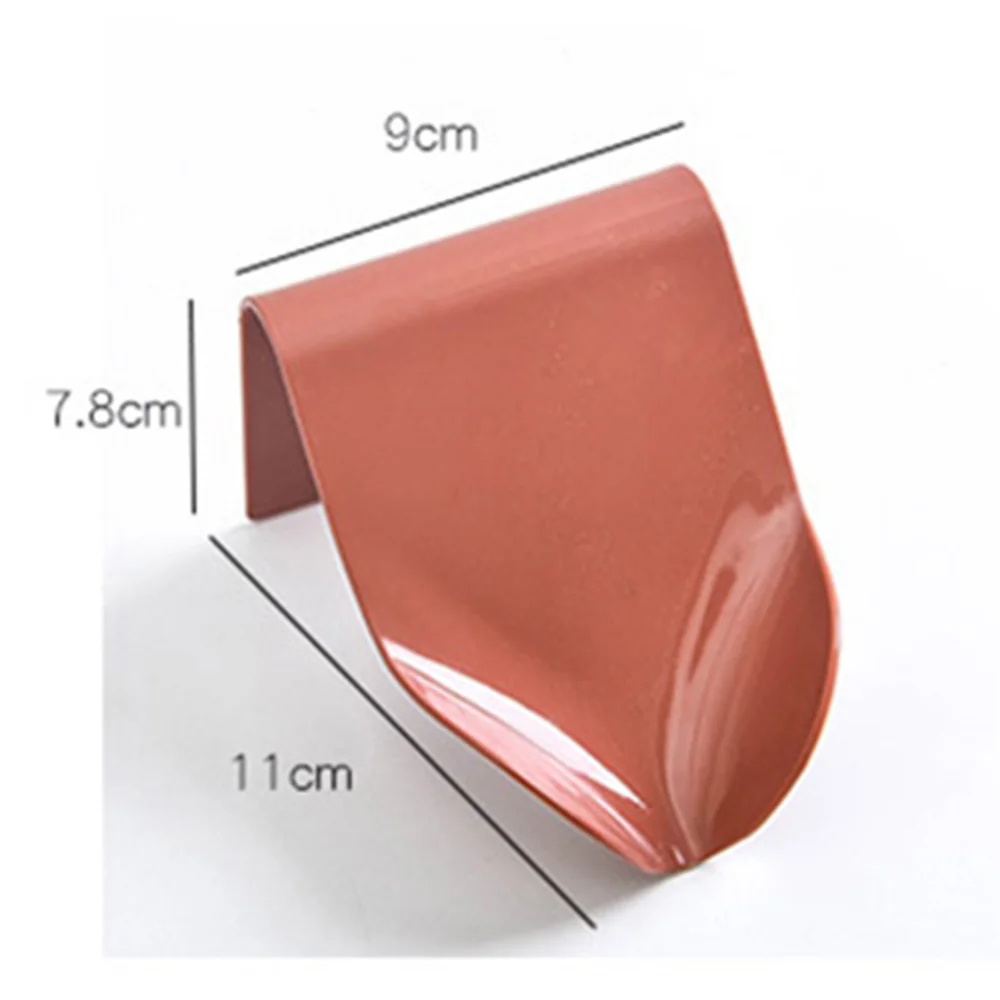 Самоклеящаяся настенная полка для мыла подвесной держатель губки пластиковый