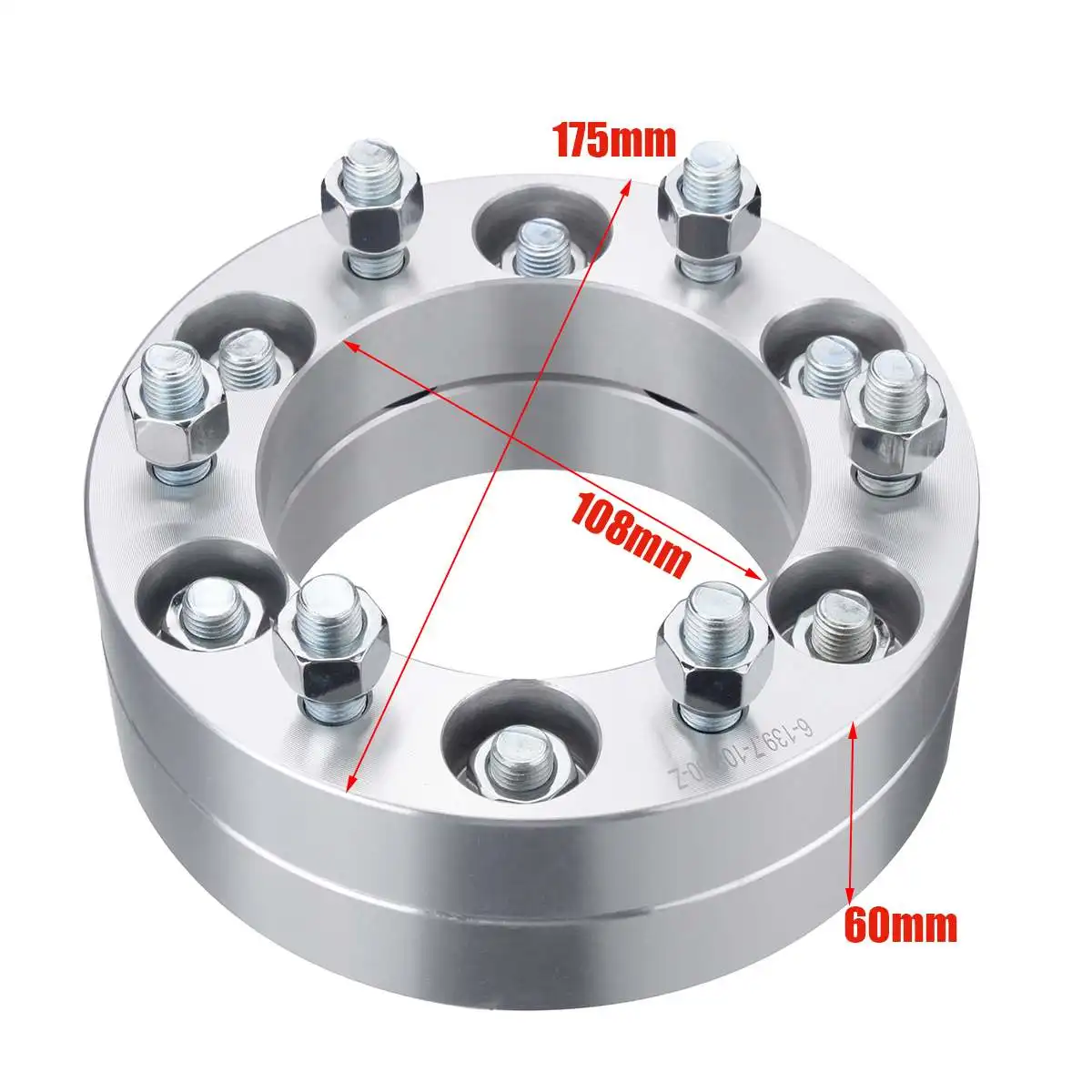 

2/4x 30mm Car Wheel Spacer Adapter PCD 6x139.7mm CB 108mm 12x1.5mm For Ford Ranger all MKs For Mazda/Toyota/Vauxhall/Mitsubishi