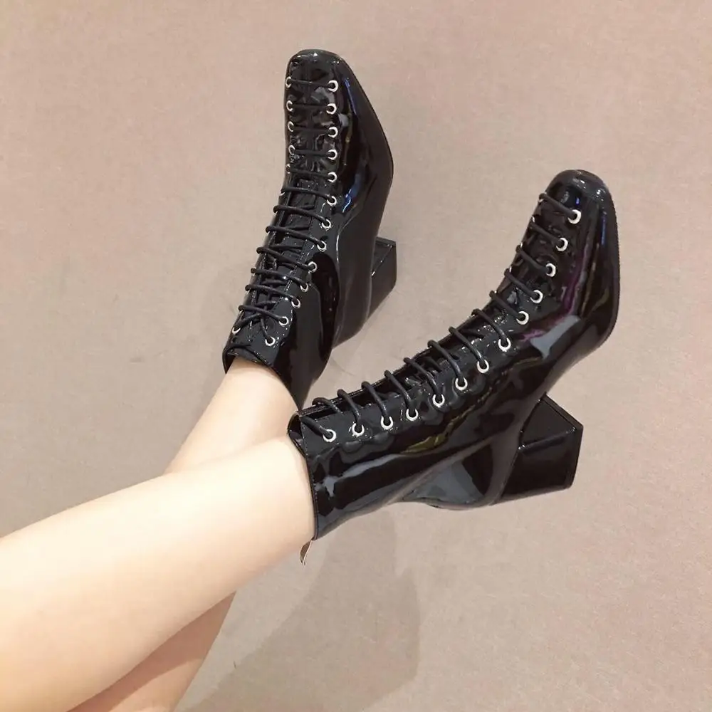 2019 г. Новые осенние модные тонкие ботинки в британском стиле короткие Ботинки martin