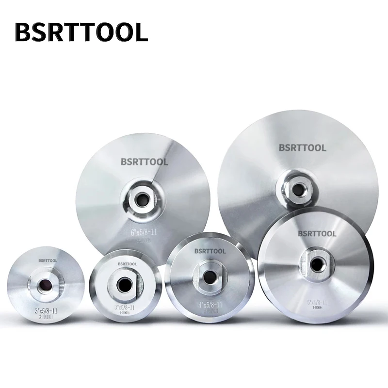 

BSRTTOOL Алюминиевая подложка для полировальной подушечки 3/4"/5"/6"/7"