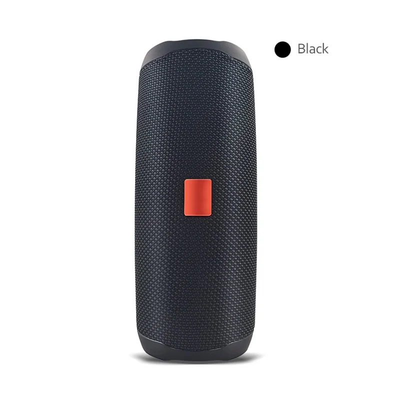 black Bluetooth динамик Filp5 водонепроницаемый портативный открытый беспроводной мини Колонка коробка Поддержка TF карты стерео Hi-Fi коробки Большой MP3 - Цвет: black