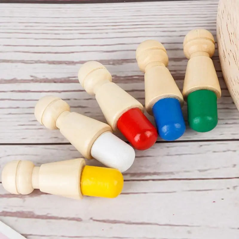 

Children's Wooden Memory Chess Game Fun Building Blocks Board Games Early Learning Educational Toys Dropshipping
